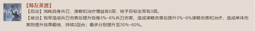 三国志战棋版师友英贤战法抗压强度怎样-友英贤战法详细解析