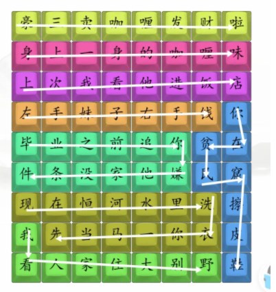 汉字找茬王印度中介人关卡怎么过？印度中介人歌词连线答案