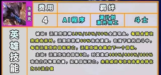 云顶之弈S8.5AI狼人主C阵容攻略-详细解析阵容组成与玩法