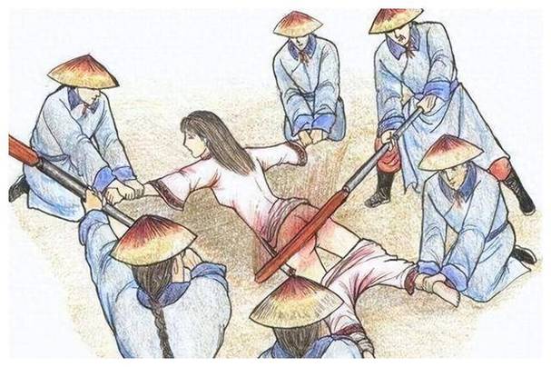 古代刑罚制度中的女性罪犯处置方式解析:从五花大绑看司法演变 古代刑罚制度中的女性罪犯处置方式解析:从五花大绑看司法演变