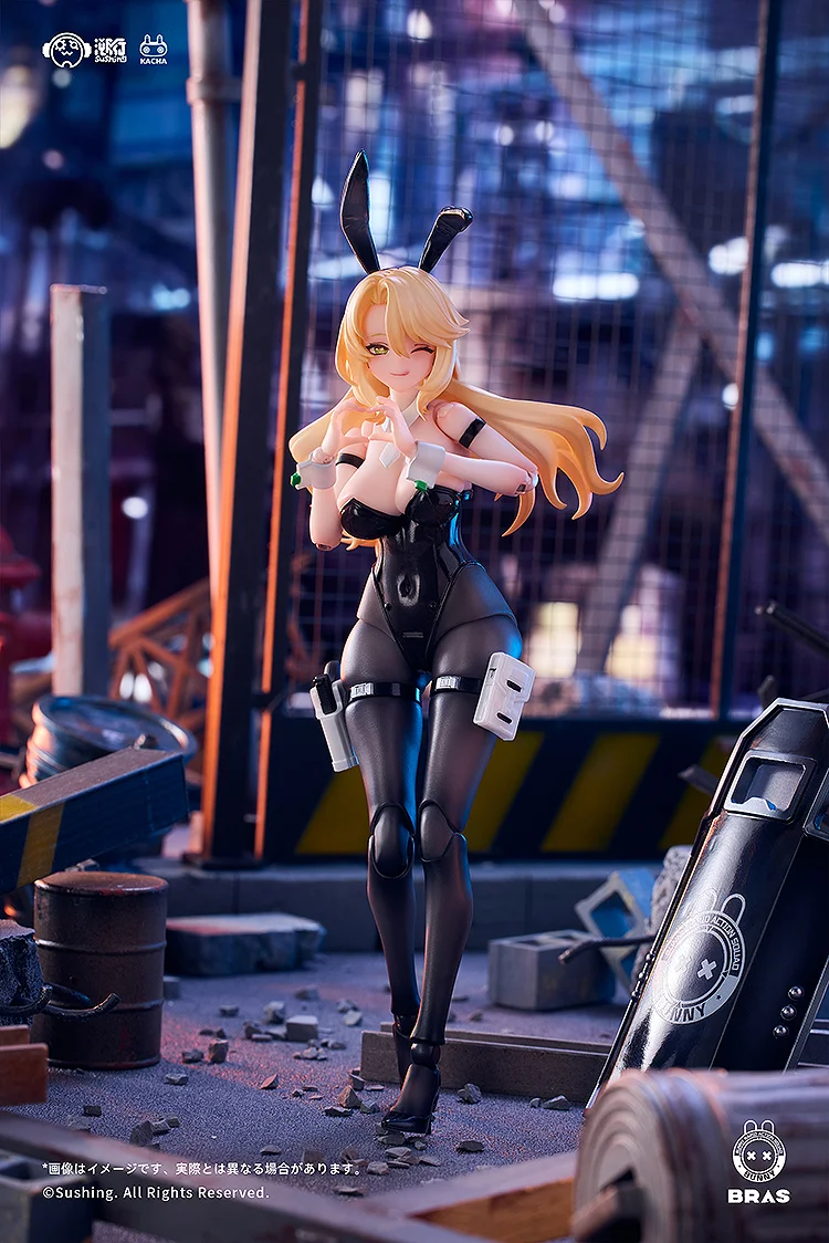 BUNNY_RAPID_ACTION_SQUAD盾牌手爱莲娜1/12可动模型预售：角色细节解析与收藏指南