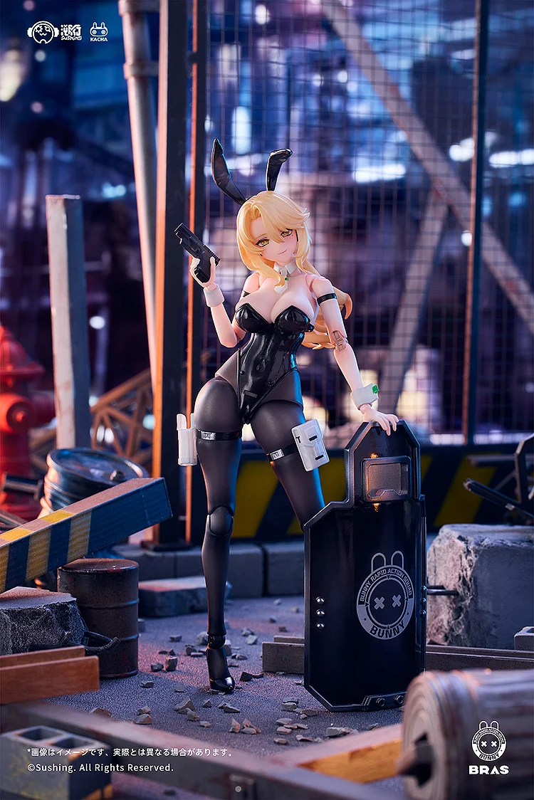BUNNY_RAPID_ACTION_SQUAD盾牌手爱莲娜1/12可动模型预售：角色细节解析与收藏指南