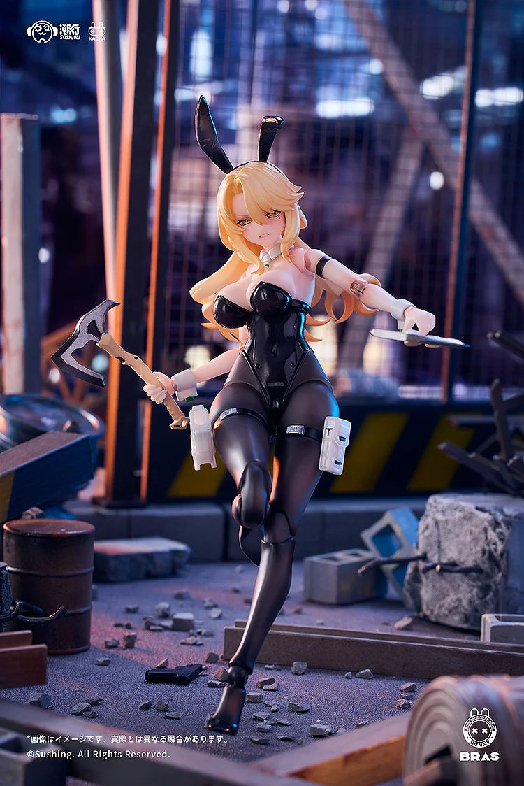 BUNNY_RAPID_ACTION_SQUAD盾牌手爱莲娜1/12可动模型预售：角色细节解析与收藏指南