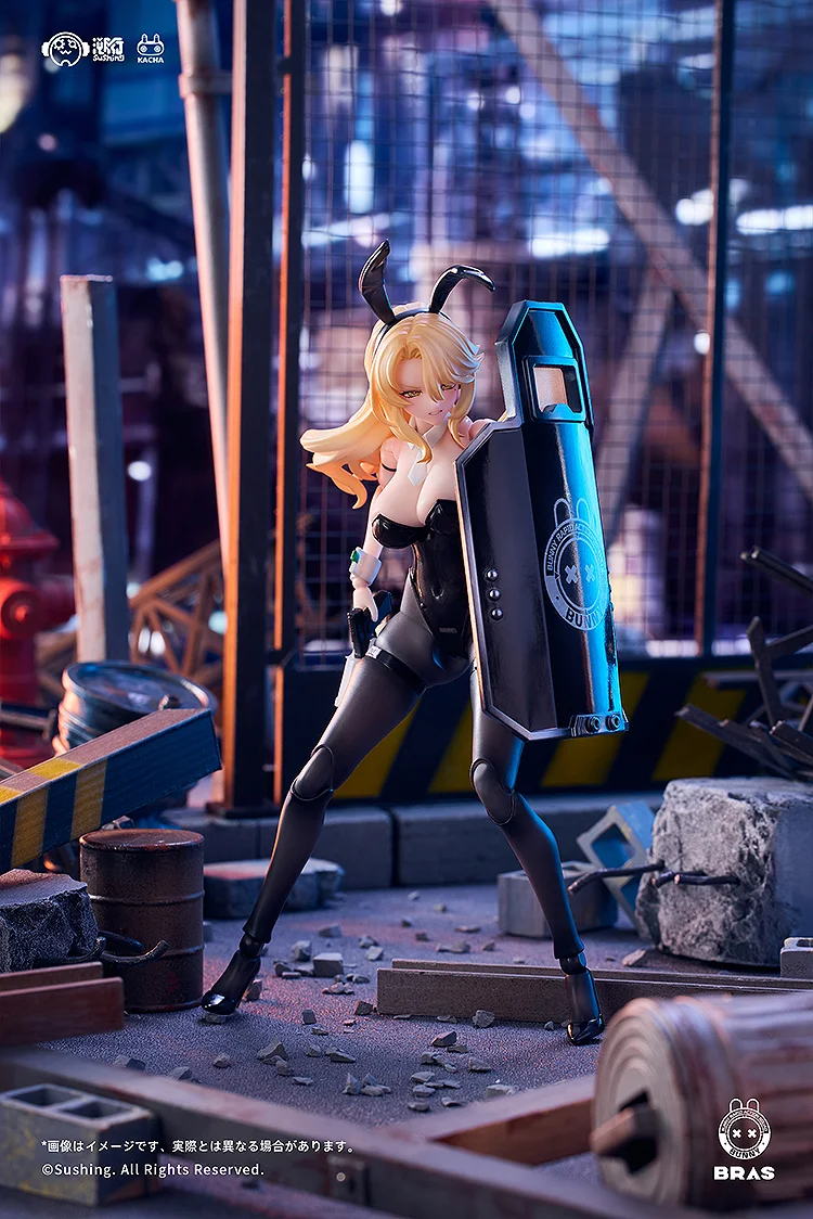 BUNNY_RAPID_ACTION_SQUAD盾牌手爱莲娜1/12可动模型预售：角色细节解析与收藏指南